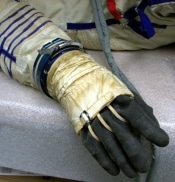 Astronaut wrist band
